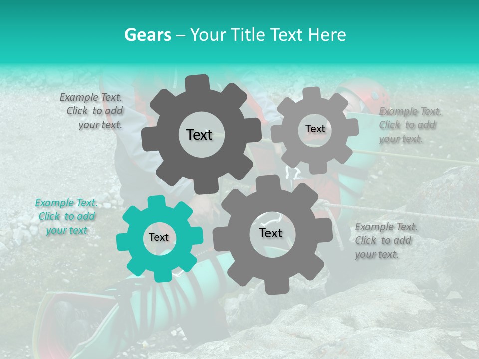 Trekking Ice Alps PowerPoint Template