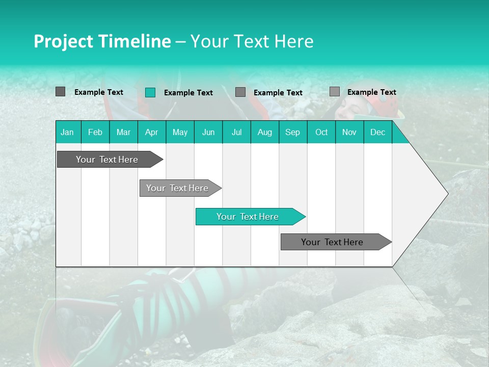 Trekking Ice Alps PowerPoint Template