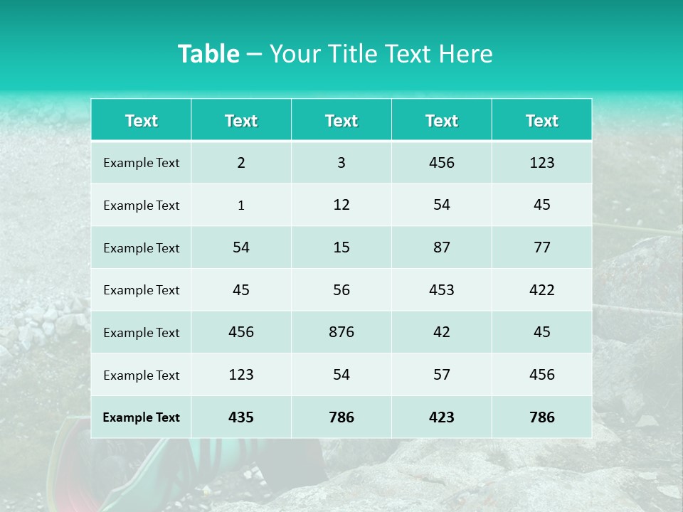 Trekking Ice Alps PowerPoint Template