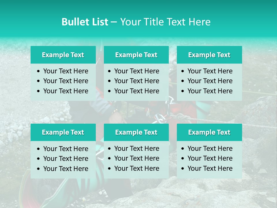 Trekking Ice Alps PowerPoint Template