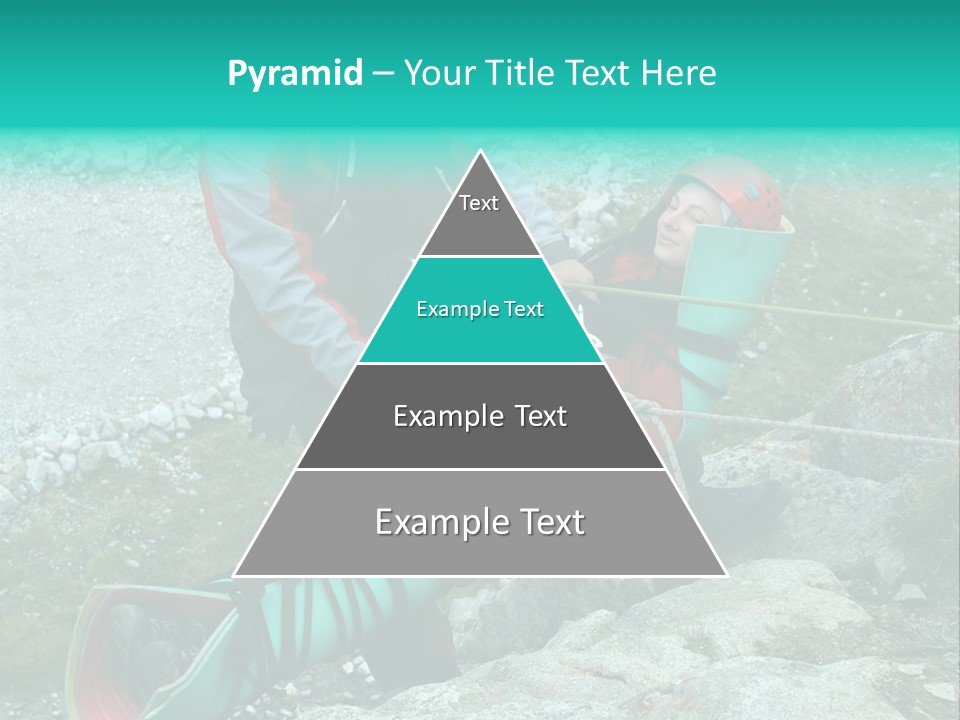 Trekking Ice Alps PowerPoint Template