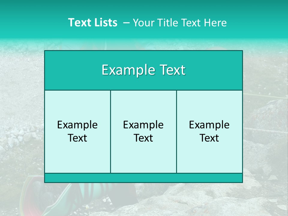 Trekking Ice Alps PowerPoint Template