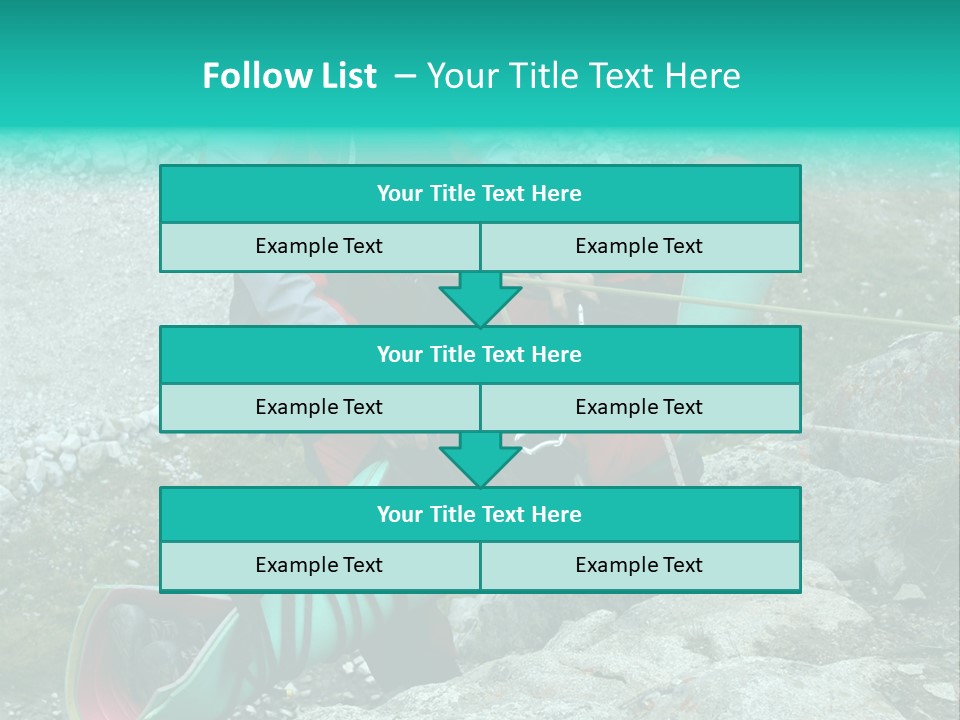 Trekking Ice Alps PowerPoint Template