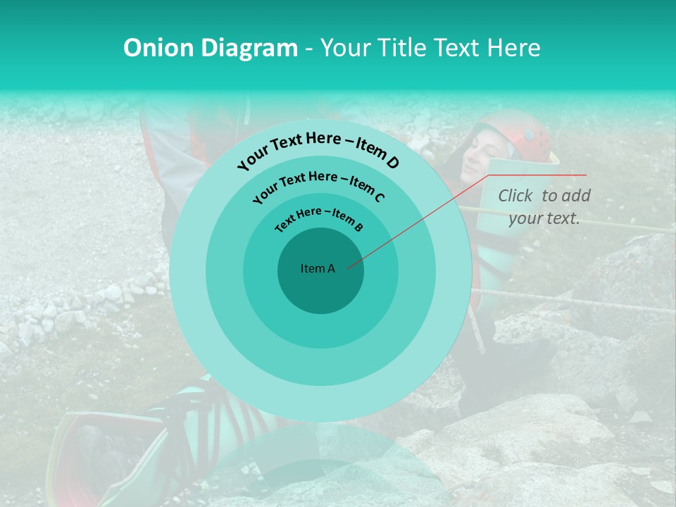 Trekking Ice Alps PowerPoint Template