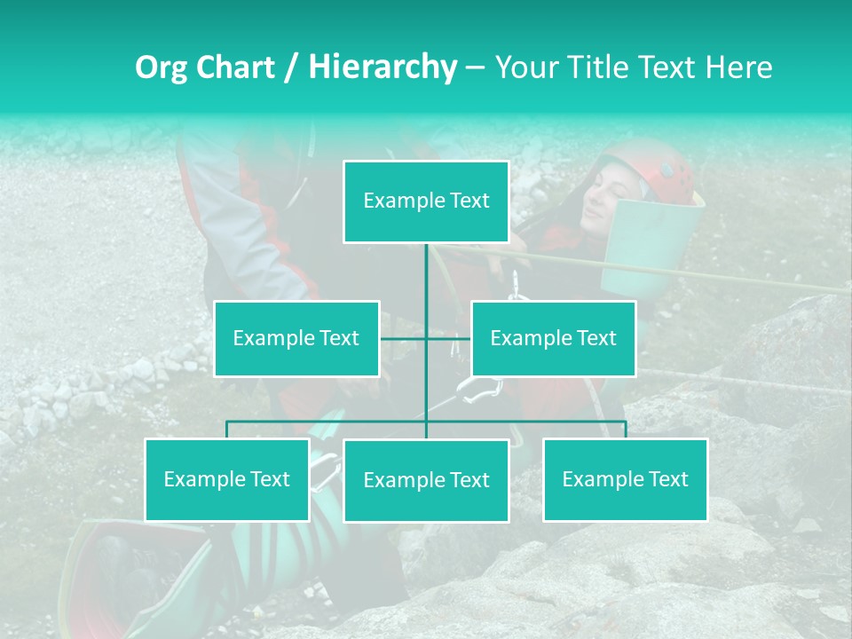 Trekking Ice Alps PowerPoint Template