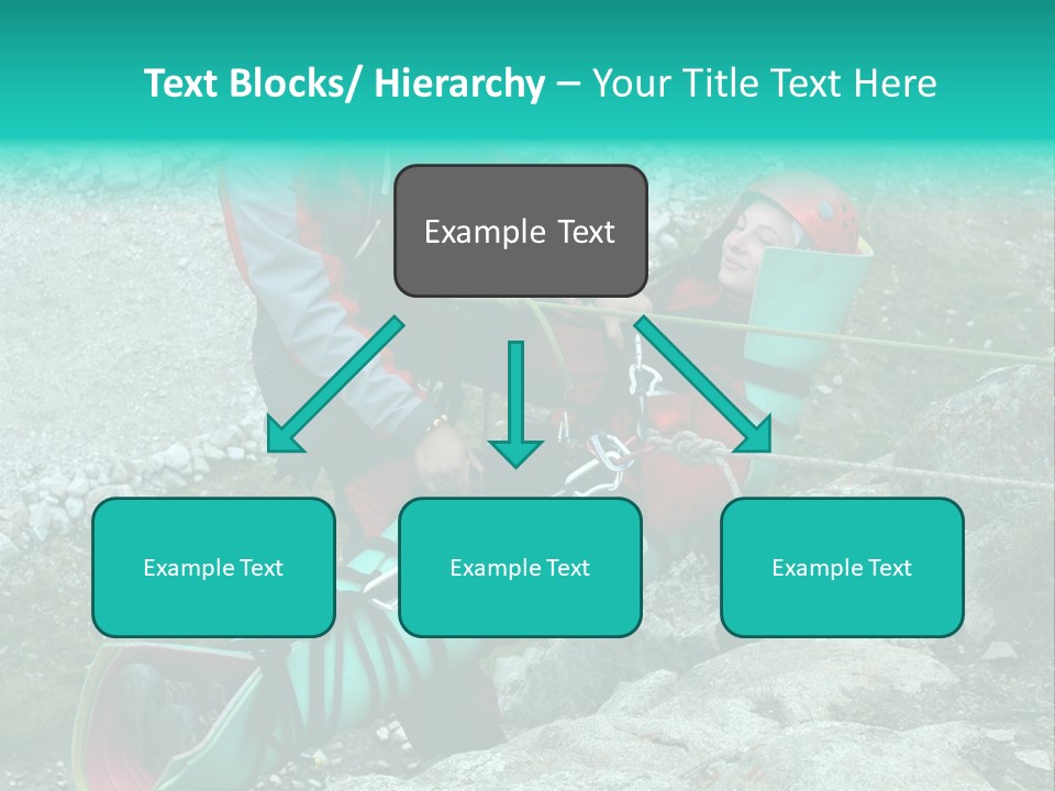 Trekking Ice Alps PowerPoint Template