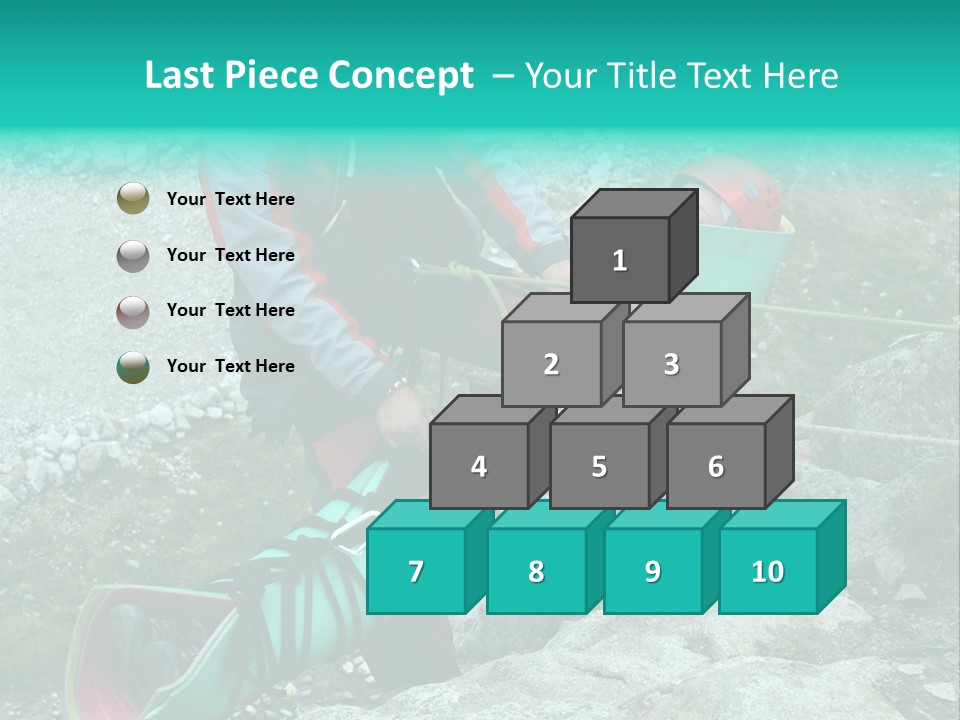 Trekking Ice Alps PowerPoint Template