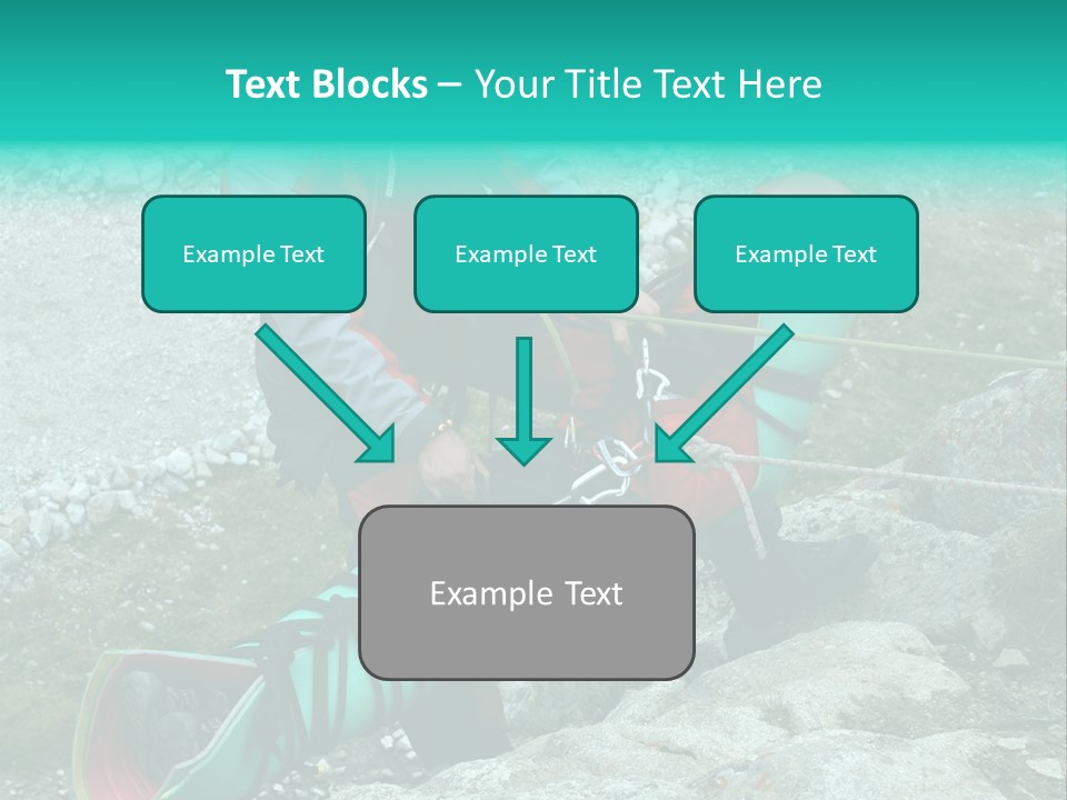 Trekking Ice Alps PowerPoint Template