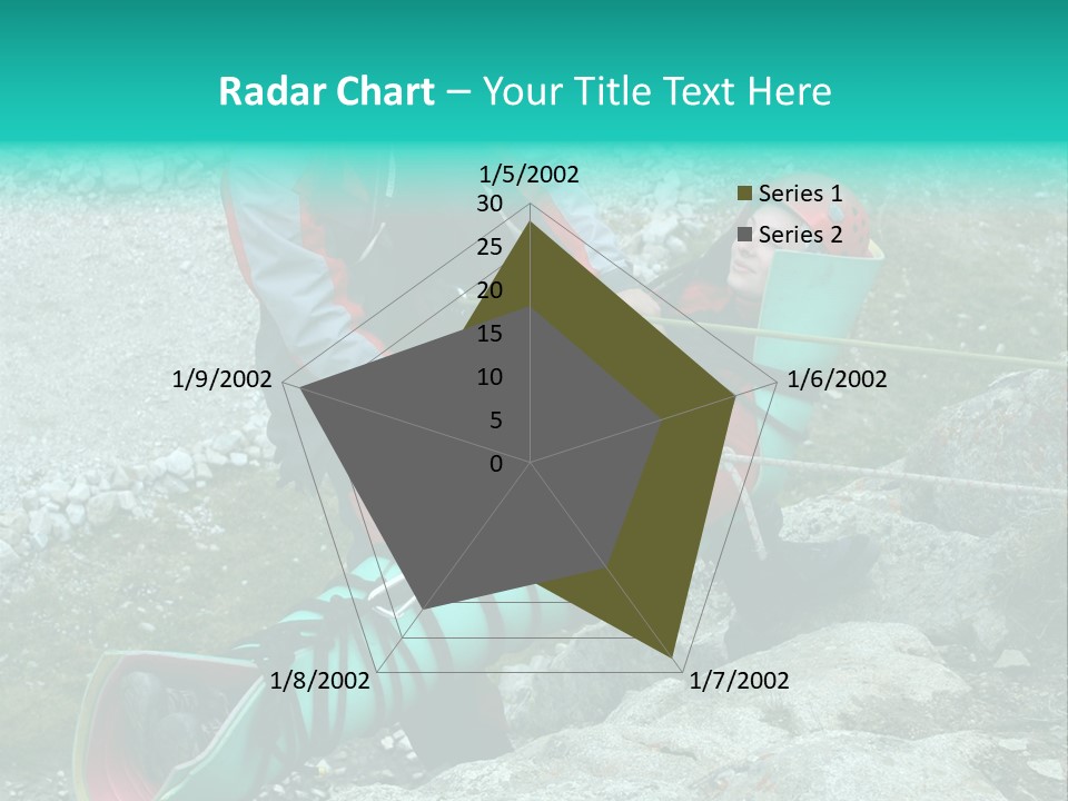 Trekking Ice Alps PowerPoint Template