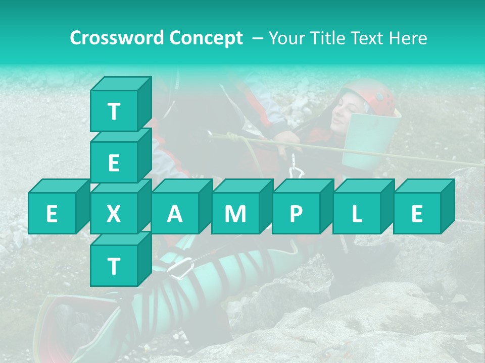 Trekking Ice Alps PowerPoint Template