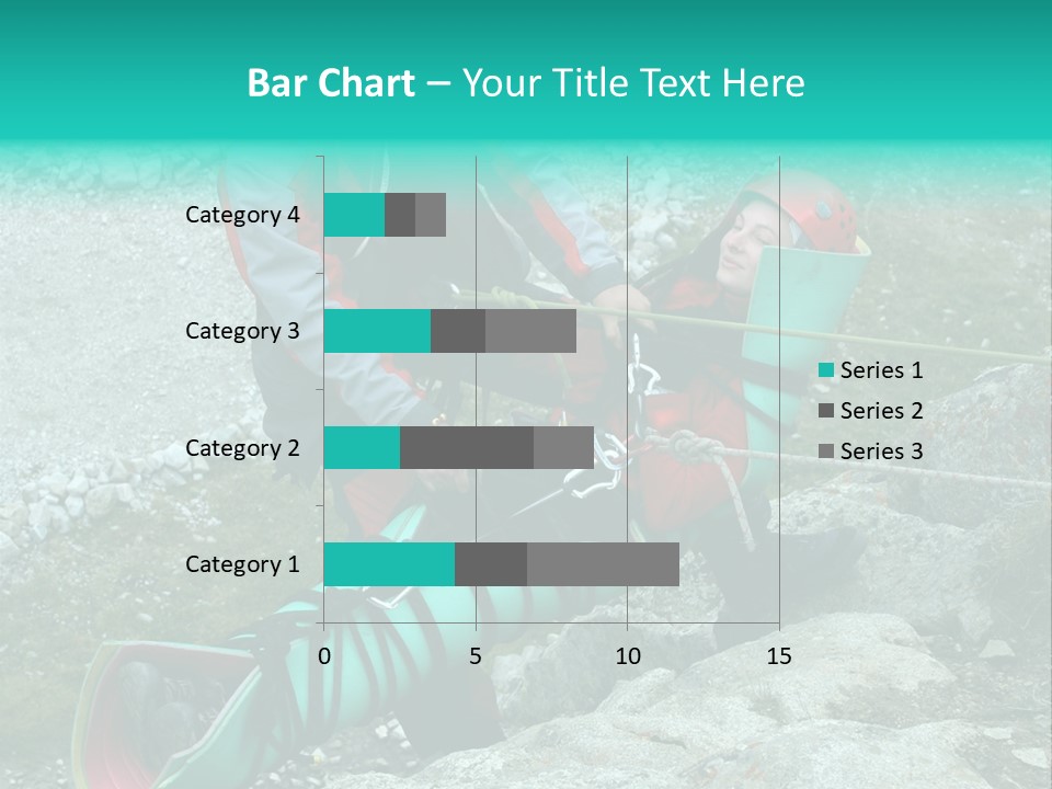 Trekking Ice Alps PowerPoint Template