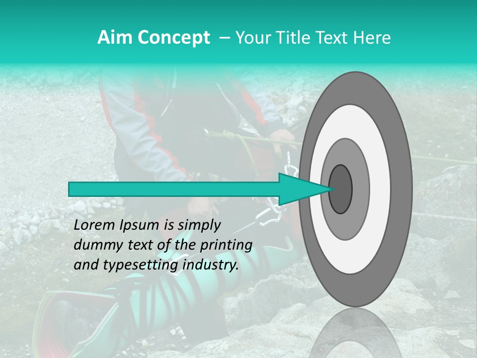 Trekking Ice Alps PowerPoint Template