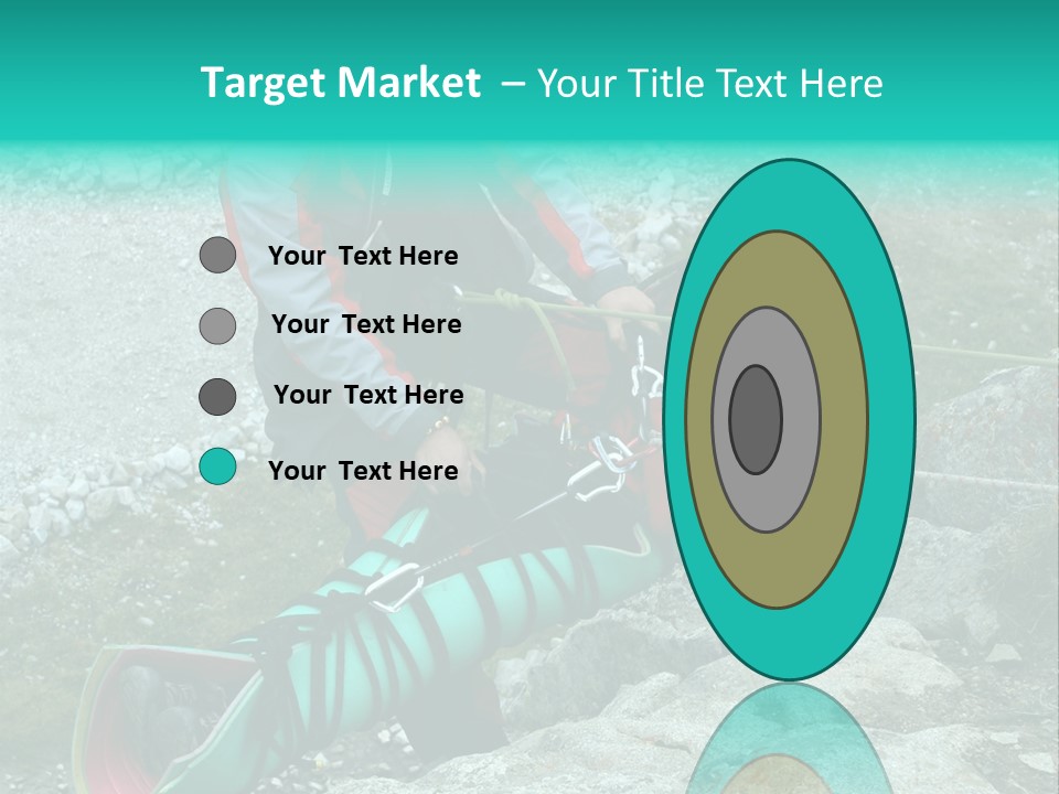 Trekking Ice Alps PowerPoint Template