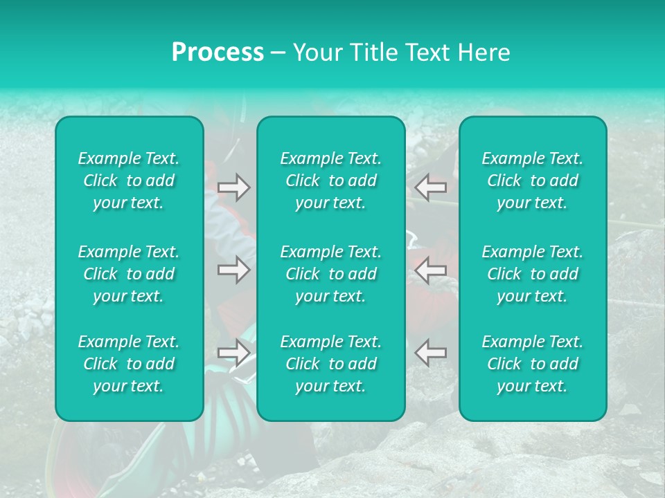 Trekking Ice Alps PowerPoint Template