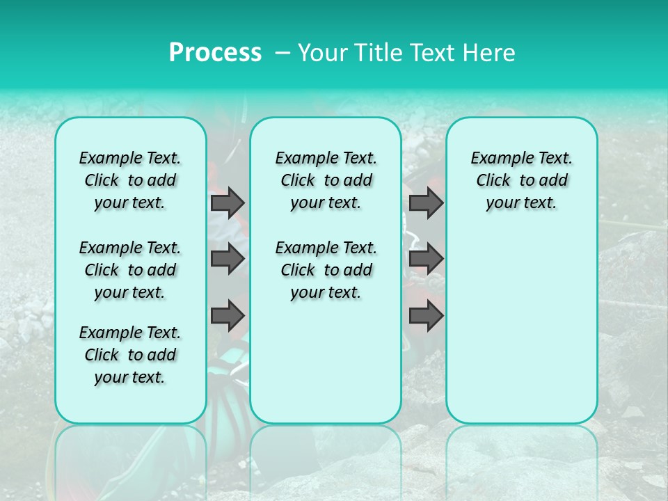 Trekking Ice Alps PowerPoint Template