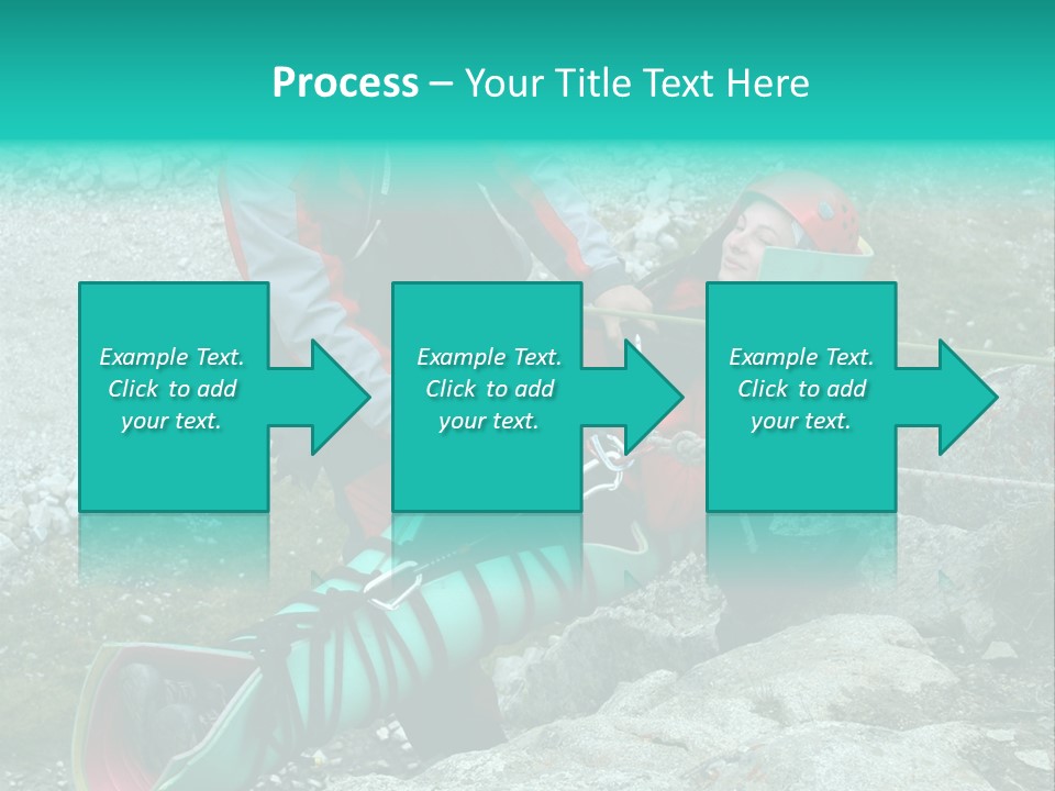 Trekking Ice Alps PowerPoint Template