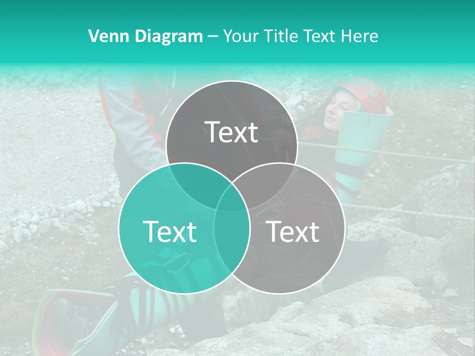 Trekking Ice Alps PowerPoint Template