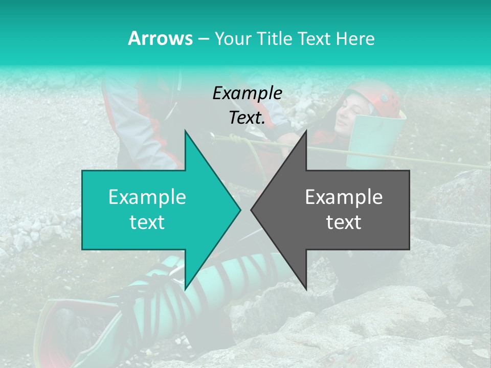 Trekking Ice Alps PowerPoint Template