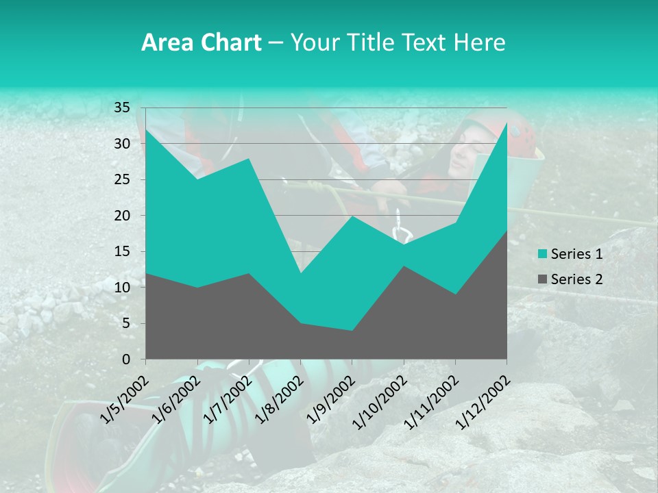 Trekking Ice Alps PowerPoint Template