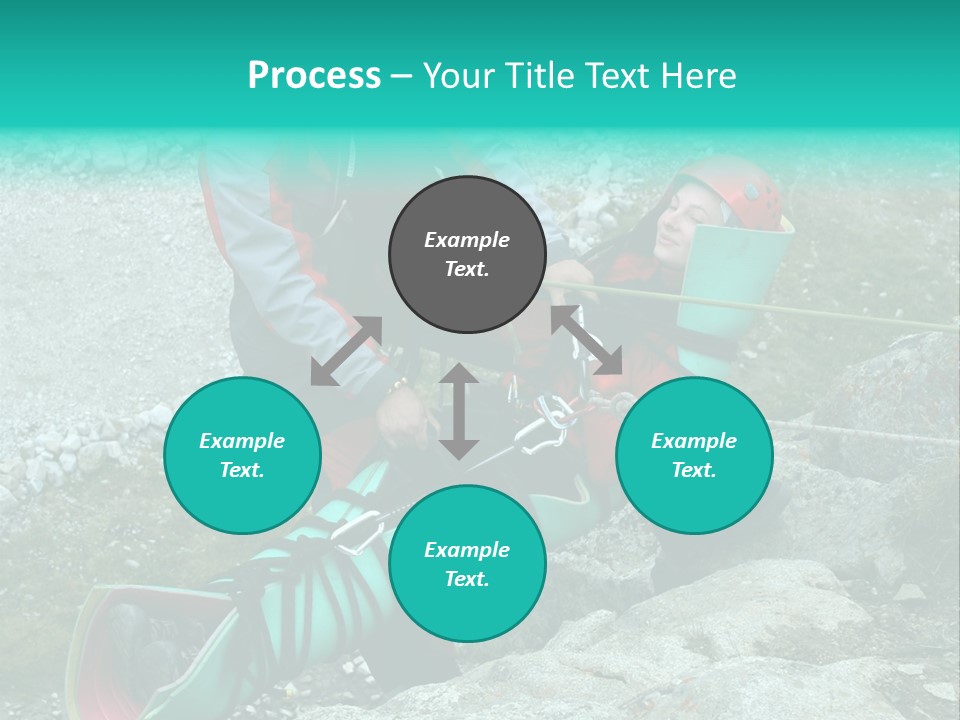 Trekking Ice Alps PowerPoint Template