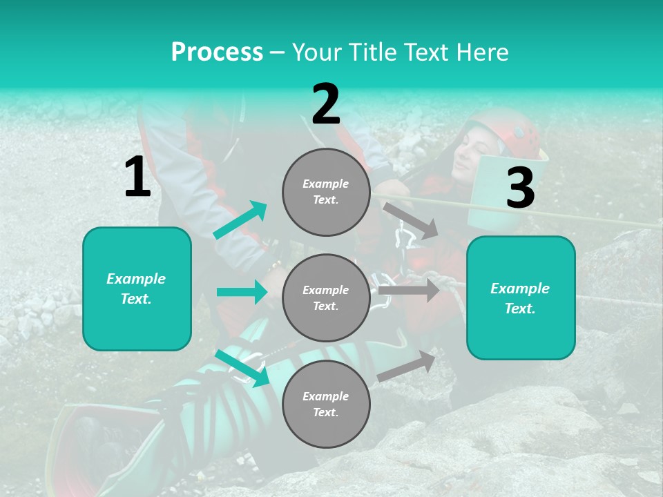 Trekking Ice Alps PowerPoint Template