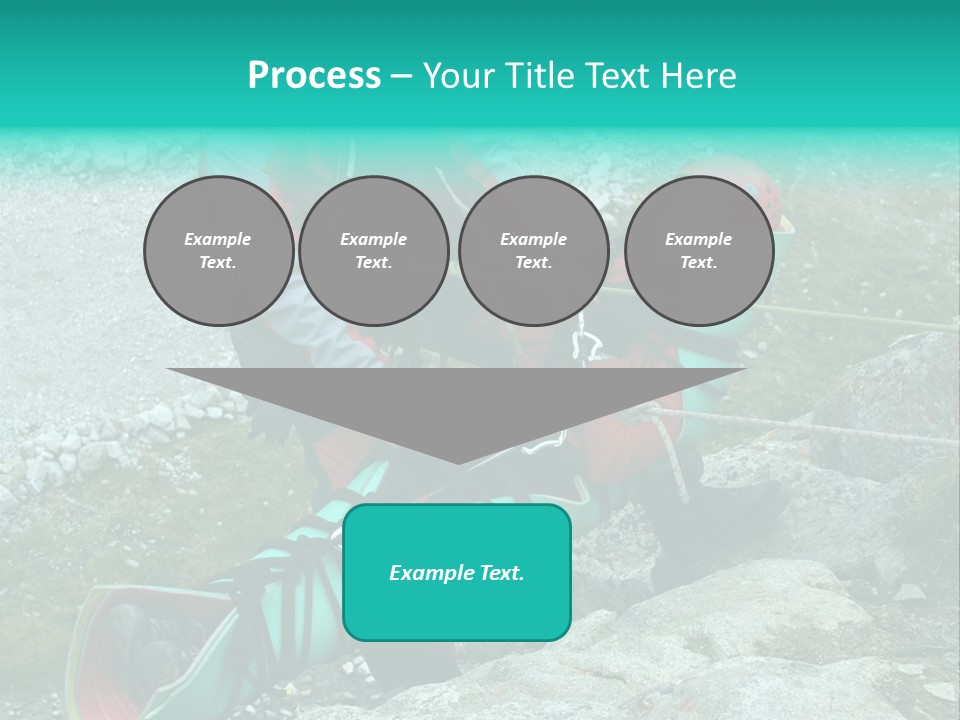 Trekking Ice Alps PowerPoint Template