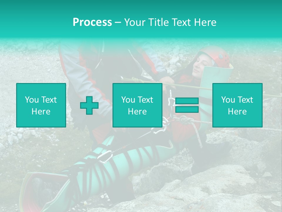 Trekking Ice Alps PowerPoint Template