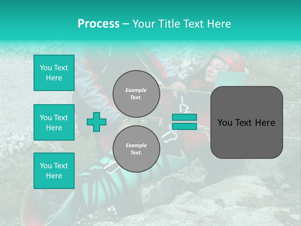 Trekking Ice Alps PowerPoint Template