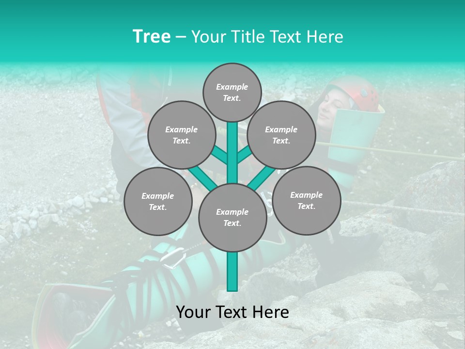 Trekking Ice Alps PowerPoint Template