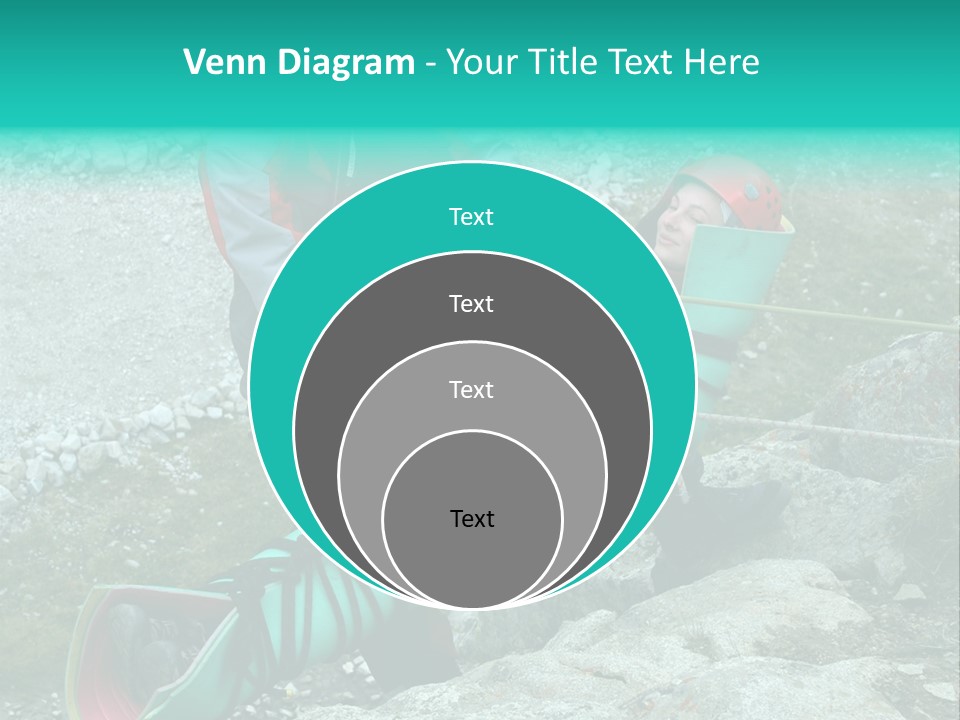 Trekking Ice Alps PowerPoint Template