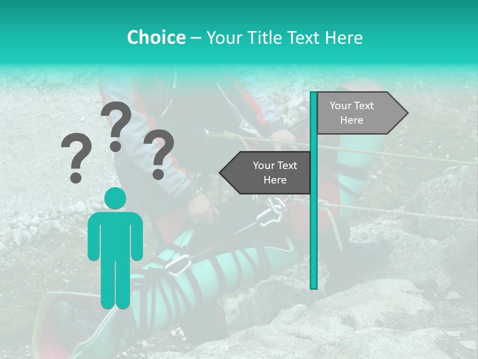 Trekking Ice Alps PowerPoint Template