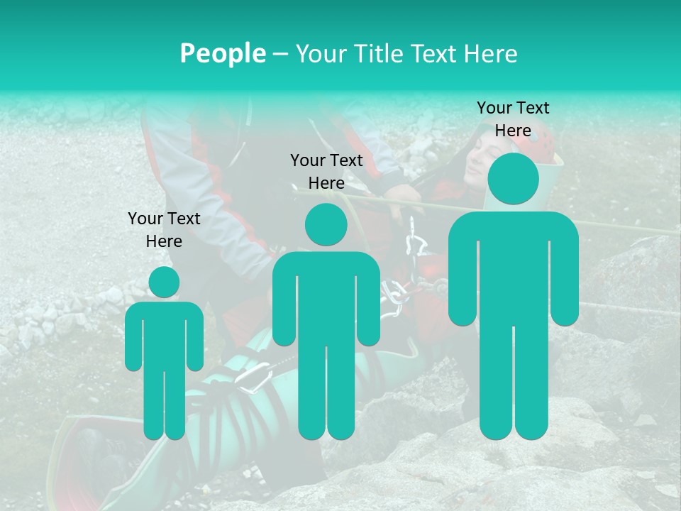 Trekking Ice Alps PowerPoint Template