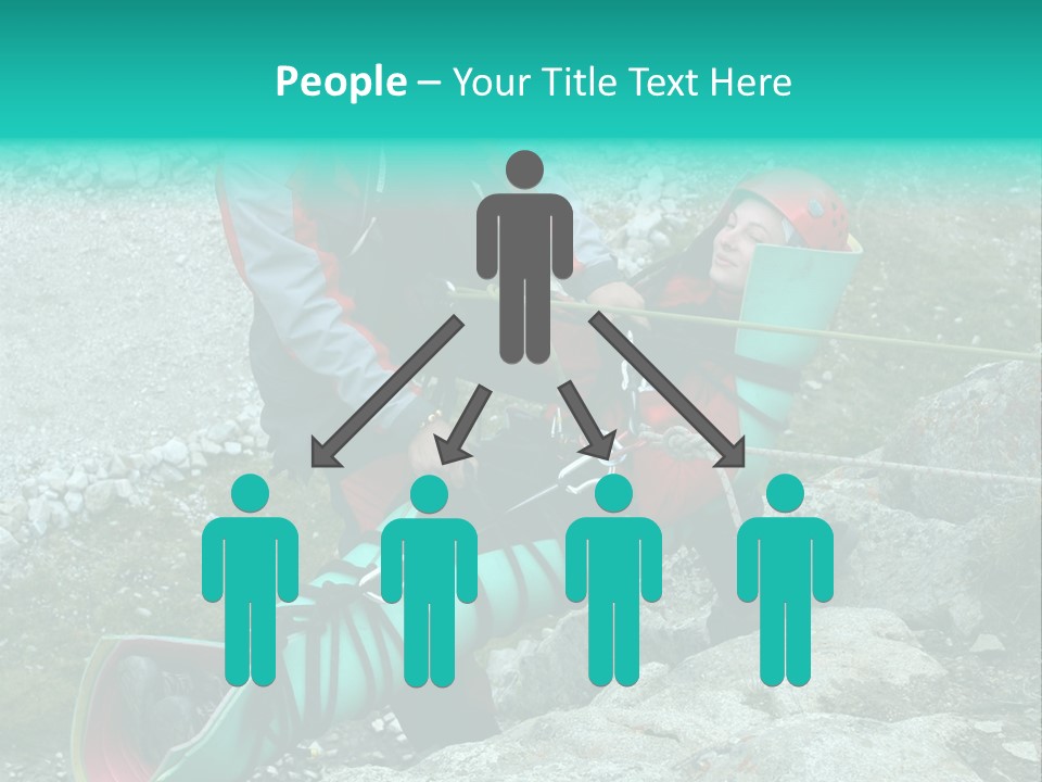 Trekking Ice Alps PowerPoint Template