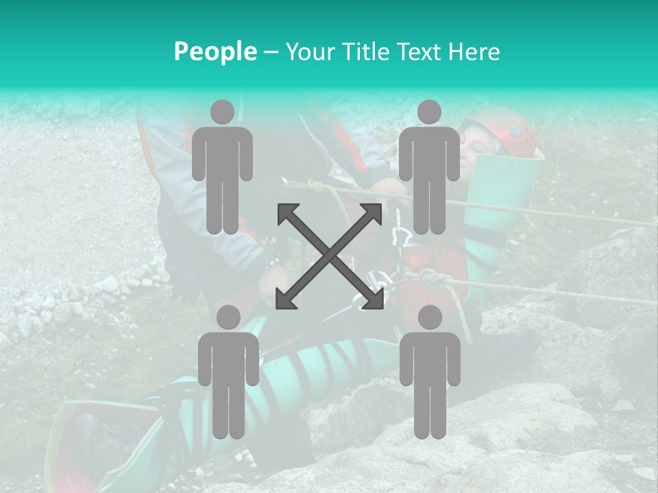 Trekking Ice Alps PowerPoint Template