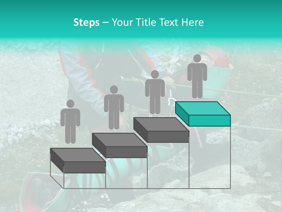 Trekking Ice Alps PowerPoint Template