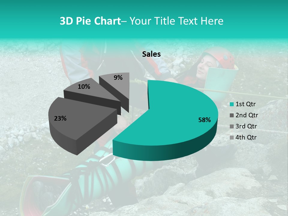 Trekking Ice Alps PowerPoint Template