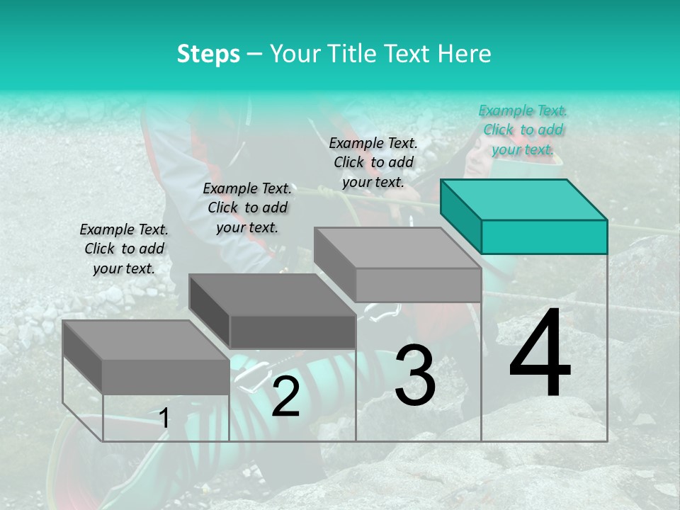 Trekking Ice Alps PowerPoint Template