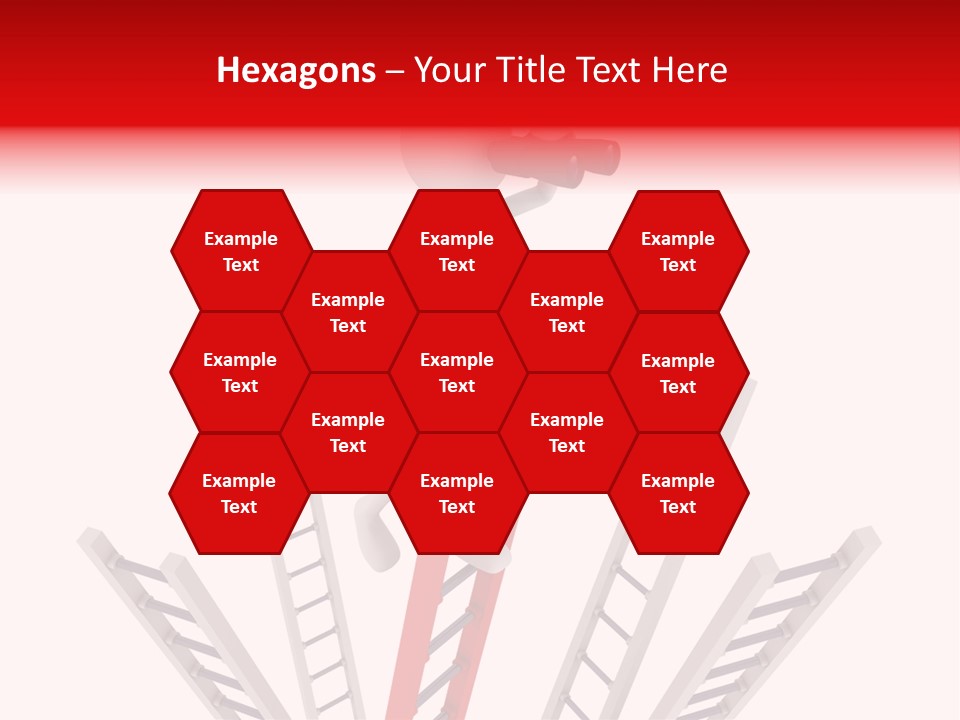 Corporate Ladder Overview PowerPoint Template