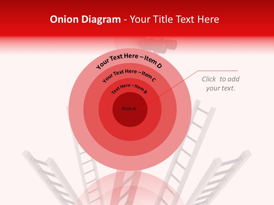 Corporate Ladder Overview PowerPoint Template