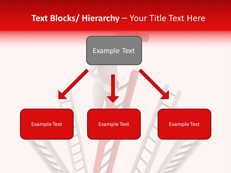 Corporate Ladder Overview PowerPoint Template