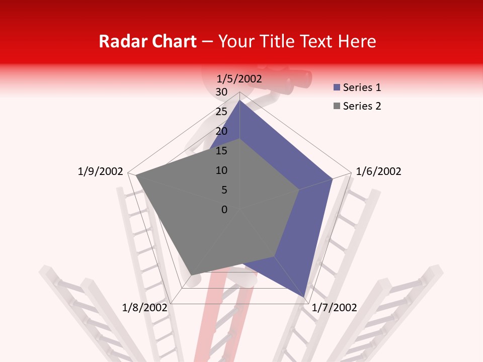 Corporate Ladder Overview PowerPoint Template