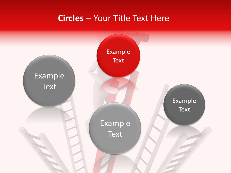 Corporate Ladder Overview PowerPoint Template