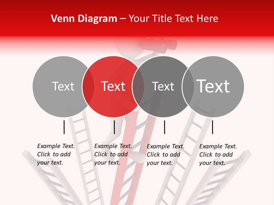 Corporate Ladder Overview PowerPoint Template