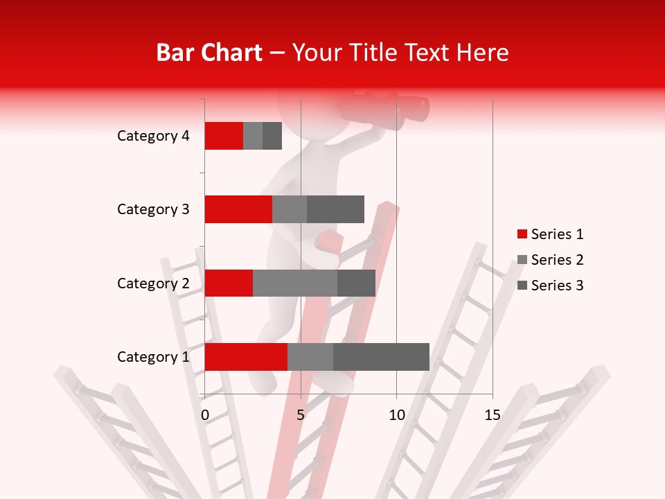 Corporate Ladder Overview PowerPoint Template