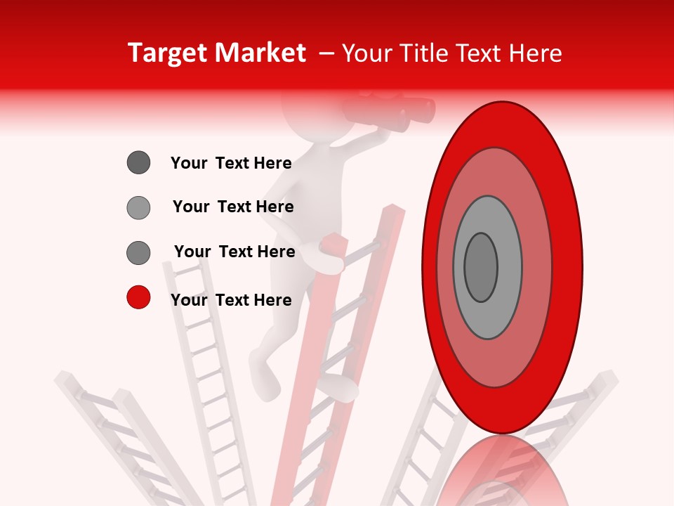 Corporate Ladder Overview PowerPoint Template