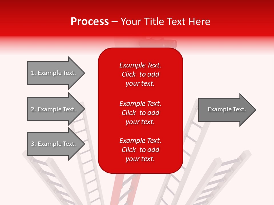 Corporate Ladder Overview PowerPoint Template