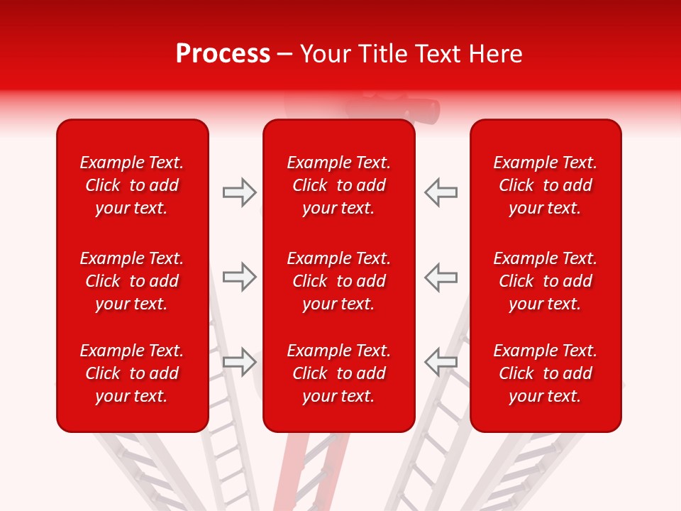 Corporate Ladder Overview PowerPoint Template