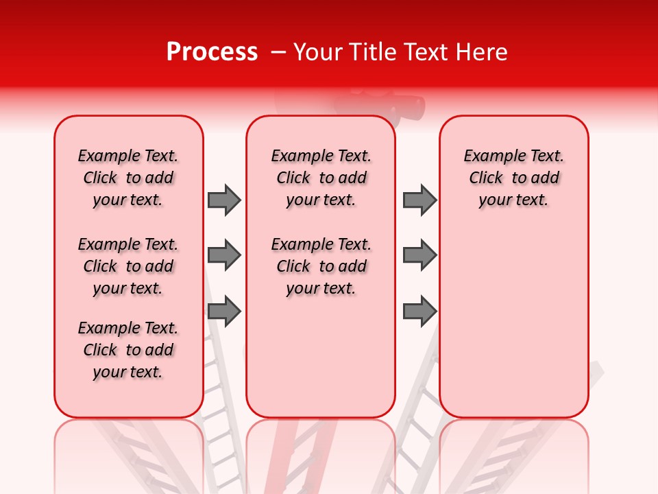 Corporate Ladder Overview PowerPoint Template