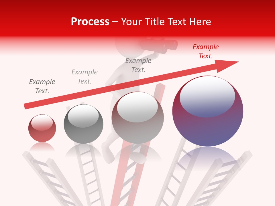 Corporate Ladder Overview PowerPoint Template