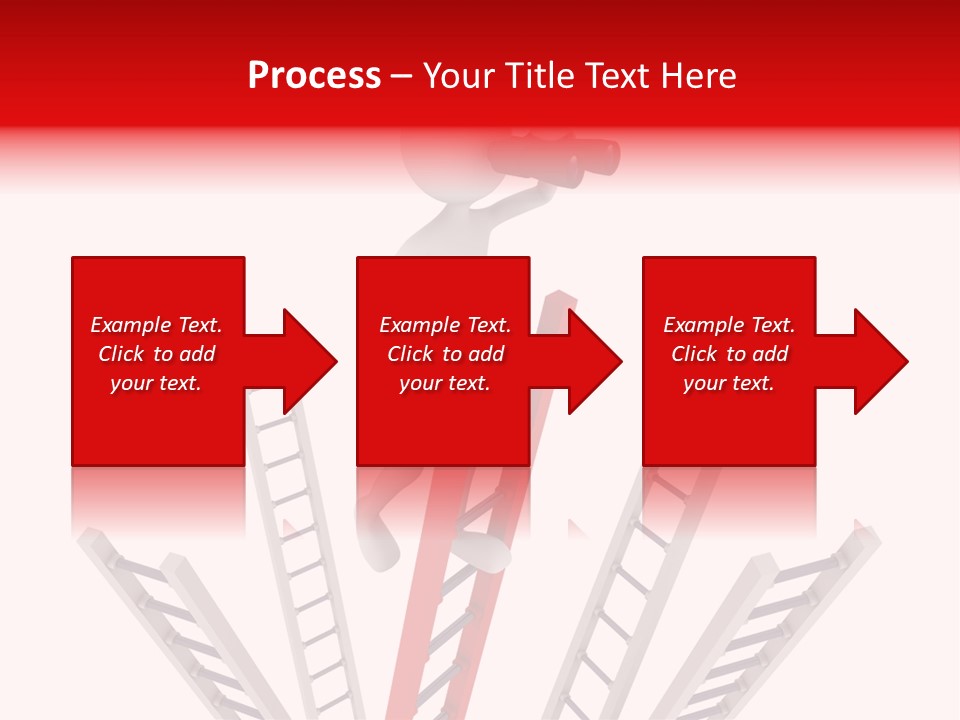 Corporate Ladder Overview PowerPoint Template